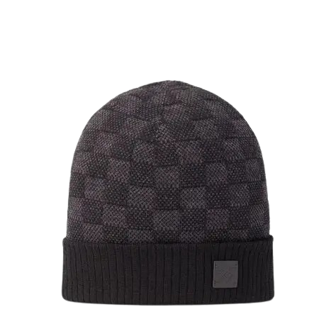 Louis Vuitton Grey Monogram Beanie