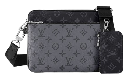 Louis Vuitton Trio Messenger Bag Grey Black